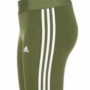 Adidas Women's 3 Stripes Leggings - Focus Olive/White