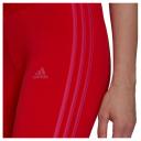 Adidas - Women's 3 Stripes Leggings - Vivid Red/Team Real Magenta - L