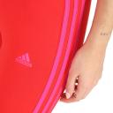 Adidas - Women's 3 Stripes Leggings - Vivid Red/Team Real Magenta - S