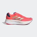 Adidas Women's Adizero Boston 10 Turbo/Sandy Beige Met/Legacy Indigo