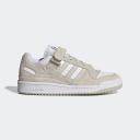 Adidas Women's Forum Low Sneakers in White/Brown/Black, Size UK 3 | END. Clothing