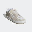 Adidas Women's Forum Low Sneakers in White/Brown/Black, Size UK 3 | END. Clothing