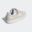 Adidas Women's Forum Low Sneakers in White/Brown/Black, Size UK 3 | END. Clothing