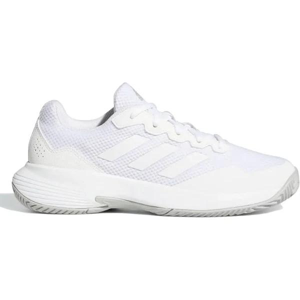 Adidas Women's Gamecourt 2 Tennis Shoes - Cloud White/Grey Two (Size 8.5 US)