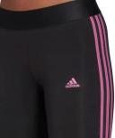 Adidas Women's Plus Legging Black & Semi Pulse Lilac Side-Stripe Leggings 1x