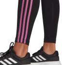 Adidas Women's Plus Legging Black & Semi Pulse Lilac Side-Stripe Leggings 1x