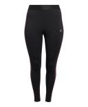 Adidas Women's Plus Legging Black & Semi Pulse Lilac Side-Stripe Leggings 2x