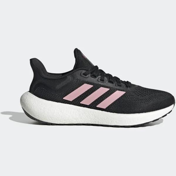 Adidas Women's Sneaker Core Black & Beam Pink Pureboost Jet Running Shoe 7