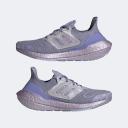 Adidas Women's Sneaker Silvertone & Lilac Purple Ultraboost 22 Running Shoe 8