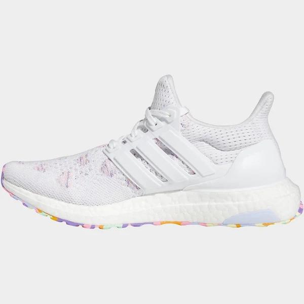 Adidas Women's Sneaker White & Violet Hearts Ultraboost 1.0 Sneaker 8.5