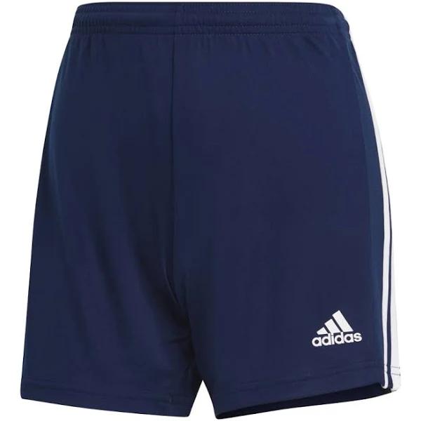 Adidas Women's Squadra 21 Soccer Shorts, 2XS / Navy Blue/White
