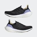 Adidas Women's Ultraboost 21 Shoes (Black/Black/Violet Tone, Size 9 US)