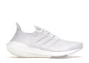 Adidas Women's Ultraboost 21 Shoes (White/Black/Solar Red) 8 US