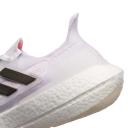 Adidas Women's Ultraboost 21 Shoes (White/Black/Solar Red) 8 US