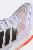 Adidas Women's Ultraboost 21 Shoes (White/Black/Solar Red) 8 US