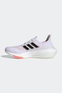 Adidas Women's Ultraboost 21 Shoes (White/Black/Solar Red) 8 US