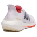 Adidas Women's Ultraboost 21 Shoes (White/Black/Solar Red) 8 US