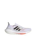Adidas Women's Ultraboost 21 Shoes (White/Black/Solar Red) 8 US