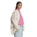 Adidas Womens 3-Stripes High Neck Fleece Sweatshirt Pink XL