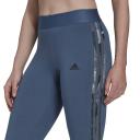 Adidas | Womens Essentials 3-Stripes Leggings (Wonder Steel/Black) M