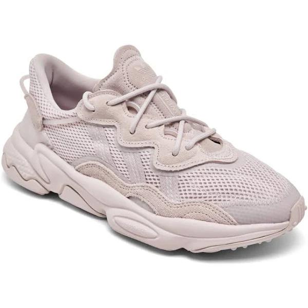 Adidas Womens Ozweego Running Sneakers Shoes - Black,White