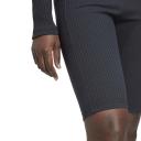 Adidas Womens Studio Lounge Ribbed Shorts Black XL