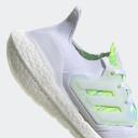 Adidas Womens Ultraboost 22 Shoes - Size 7.5 - Cloud White/Cloud WHITE/BLISS Blue