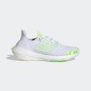 Adidas Womens Ultraboost 22 Shoes - Size 7 - Cloud White/Cloud White/Bliss Blue