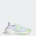 Adidas Womens Ultraboost 22 Shoes - Size 7 - Cloud White/Cloud White/Bliss Blue