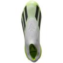 adidas-X Crazyfast.1 LL FG-Unisex-Cloud White / Core Black / Lucid Lemon-M 7.5 / W 8.5