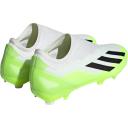 adidas-X Crazyfast.3 LL FG-Unisex-Cloud White / Core Black / Lucid Lemon-M 7 / W 8