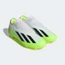 adidas-X Crazyfast.3 LL FG-Unisex-Cloud White / Core Black / Lucid Lemon-M 7 / W 8