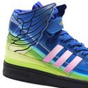Adidas x Jeremy Scott Forum Hi Motorsport 'Wings 4.0' (Blue / Multi)