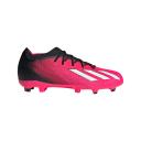 Adidas x Speedportal.1 FG Junior Firm Ground Soccer Cleats Pink/White/Black - Size 6