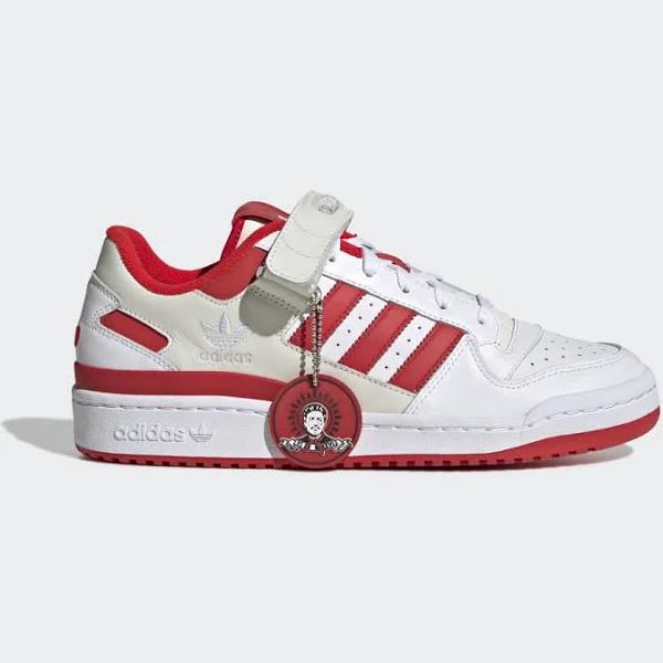 Adidas x Trap Kitchen Forum Low Ftw White/ Ftw White/ Vivid Red