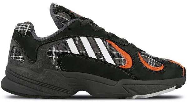 Adidas Yung-1 'Orange Plaid' Mens Sneakers - Size 10.0