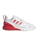Adidas ZX 2K Boost 2.0 Ftw White/ Silver Metalic/ Vivid Red