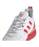 Adidas ZX 2K Boost 2.0 Ftw White/ Silver Metalic/ Vivid Red