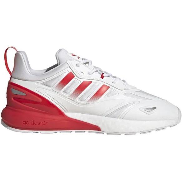 Adidas ZX 2K Boost 2.0 Ftw White/ Silver Metalic/ Vivid Red