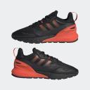 adidas-ZX 2K Boost 2.0 Shoes-Men-Core Black / Solar Red / Solar Red-12