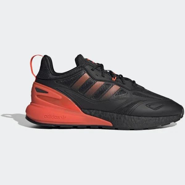 adidas-ZX 2K Boost 2.0 Shoes-Men-Core Black / Solar Red / Solar Red-12