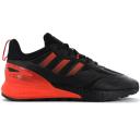 adidas-ZX 2K Boost 2.0 Shoes-Men-Core Black / Solar Red / Solar Red-8