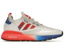 Adidas ZX 2K Boost White Solar Red Blue