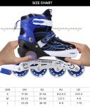 Adjustable Rollerblades With Different Sizes and Multiple Colours