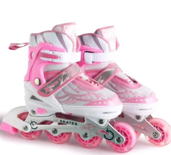 Adjustable Rollerblades With Different Sizes and Multiple Colours