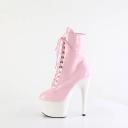 ADORE-1020 Pink PU, Pole Dancing Boots, Pleaser Shoes, 7 inch Heel 12