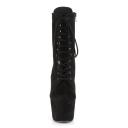 ADORE-1020FS Pink Faux Suede Ankle Boots 10