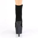 ADORE-1020FSMG Black Faux Suede/Black Multi Mini Glitter Ankle Boot 5
