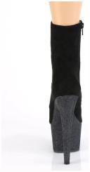 ADORE-1020FSMG Black Faux Suede/Black Multi Mini Glitter Ankle Boot 5