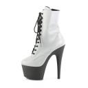 ADORE-1020REFL [Green/Purple] | Platform Heels [PREORDER]
